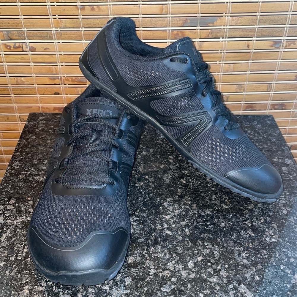 Xero HFS men’s US 9 / EU 42 black vegan athletic shoes #barefoot #zerodrop